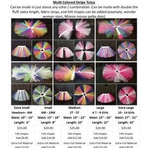 Tutus - TONS of colors, comes with a matching bow